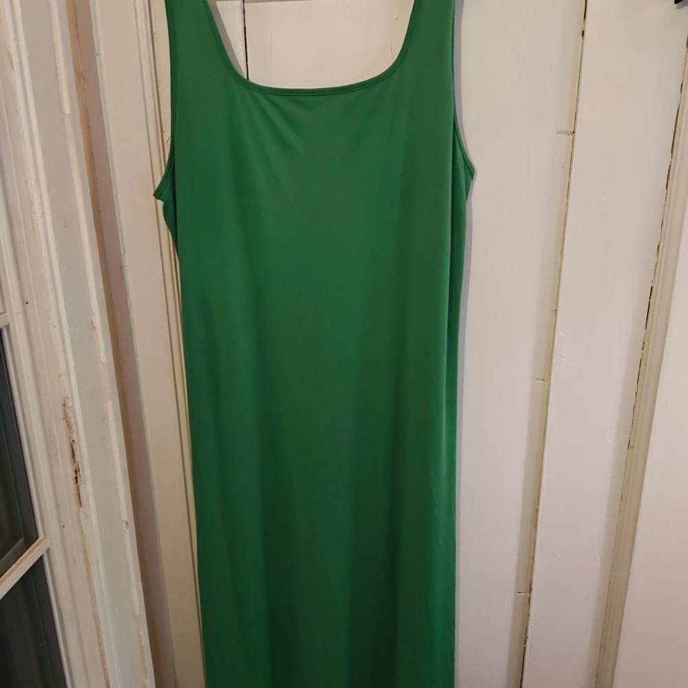 SHEIN Vibrant Green Maxi Dress
